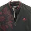 unused adidas golf Short sleeve Half zip shirt L/G Black series Women Used