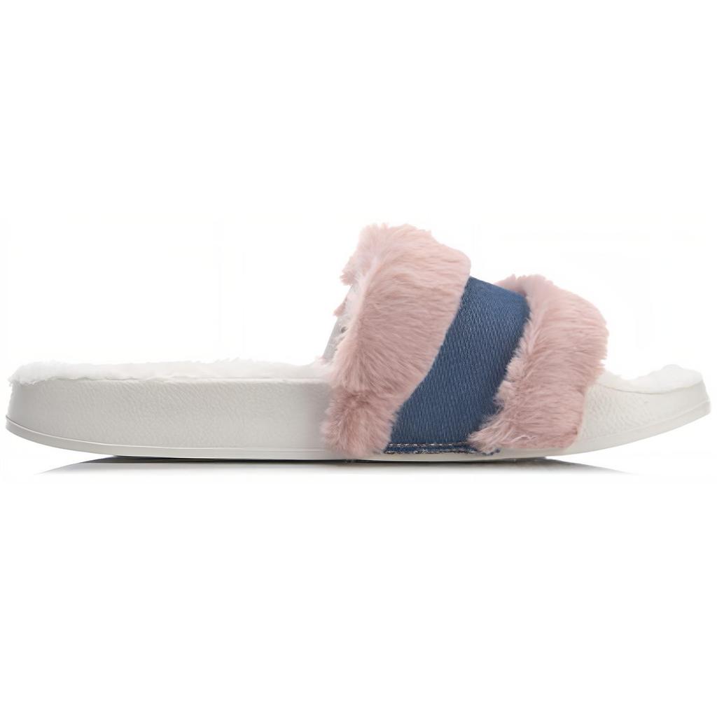 New LINING X Line Friends Slides 'White Pink' AGAQ031-2