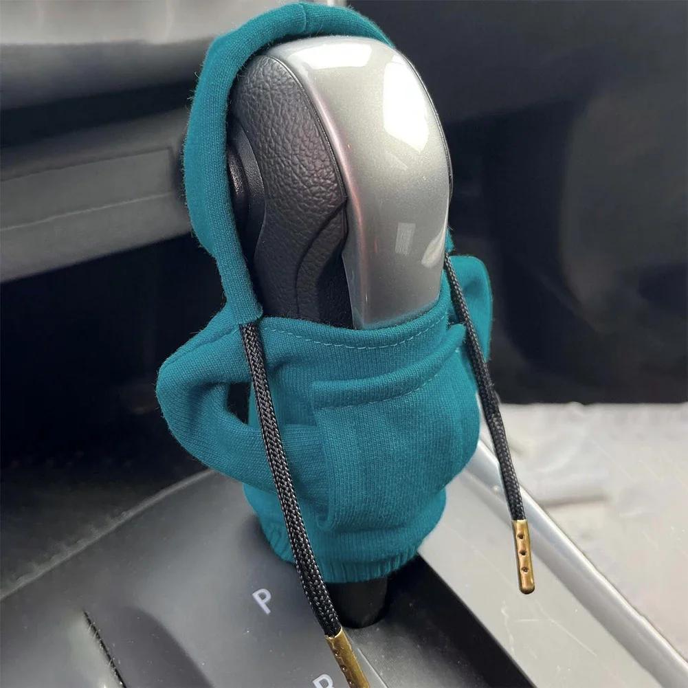 Hoodies Car Gear Shift Cover 1PCS Gearshift Decor Manual Handle Gear Shift AntiSlip Sweatshirt Auto Change Lever Sweater