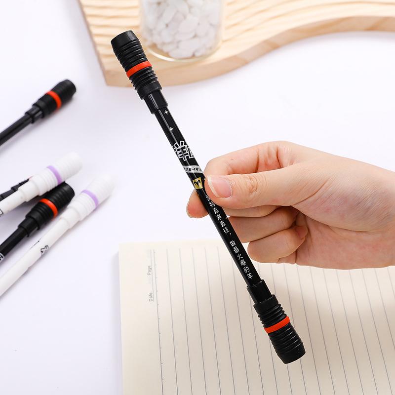 Spining Non Slip Coated Spinning Pen Anti-Skid Rolling Pen Office Stationery Toy
