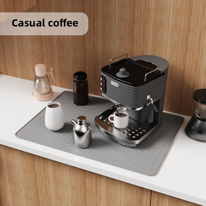 1PCS Stove Top Cover Protector Mat Non-Slip Silicone Heat Resistant Mat for Kitchen Countertop Dish Drying Rack Pad with