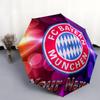 1 PC Automatic Folding Umbrella - FC Bayern Munchen Custom Name Pattern, Portable & Foldable Design with 8 Ribs, Christmas Birthday Gifts