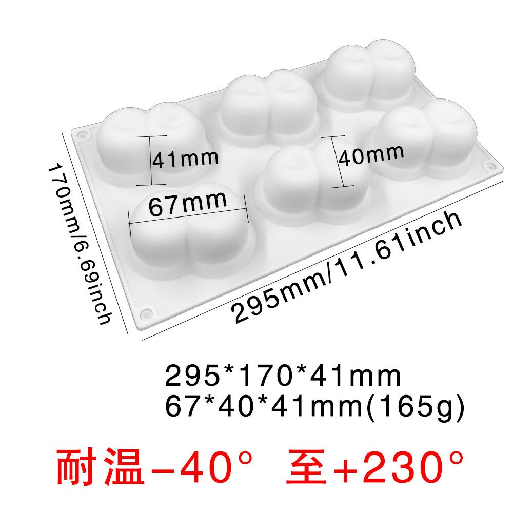 

Fruit Mousse Silicone Cake Mold, DIY Baking Fruit Shaped Ice Mold, French Chiffon Dessert Making Mold