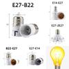 Ceramic Convertible Lamp Base With Extended Waterproof Head For Ceiling Mounting