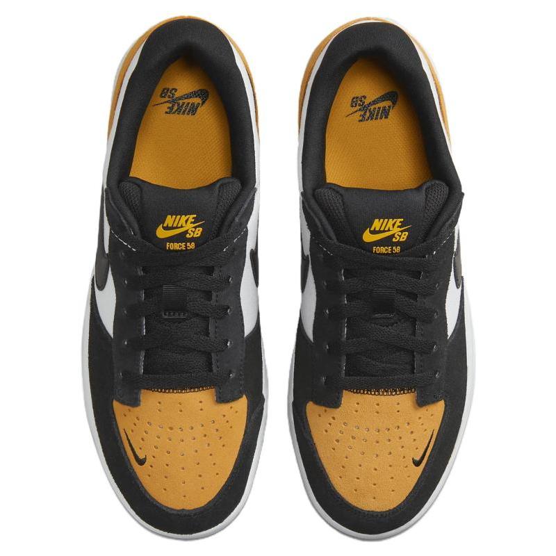 Nike Sb Force 58 Yellow Toe Skateboard Shoes DV5477-700
