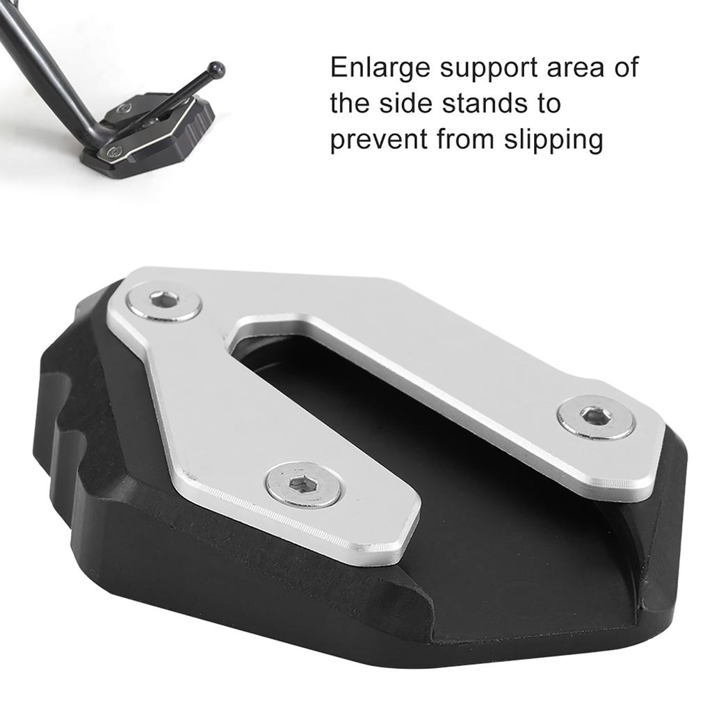 Motorcycle Side Stand Extension Pad Enlarge Fit for MT 09 Tracer XSR900