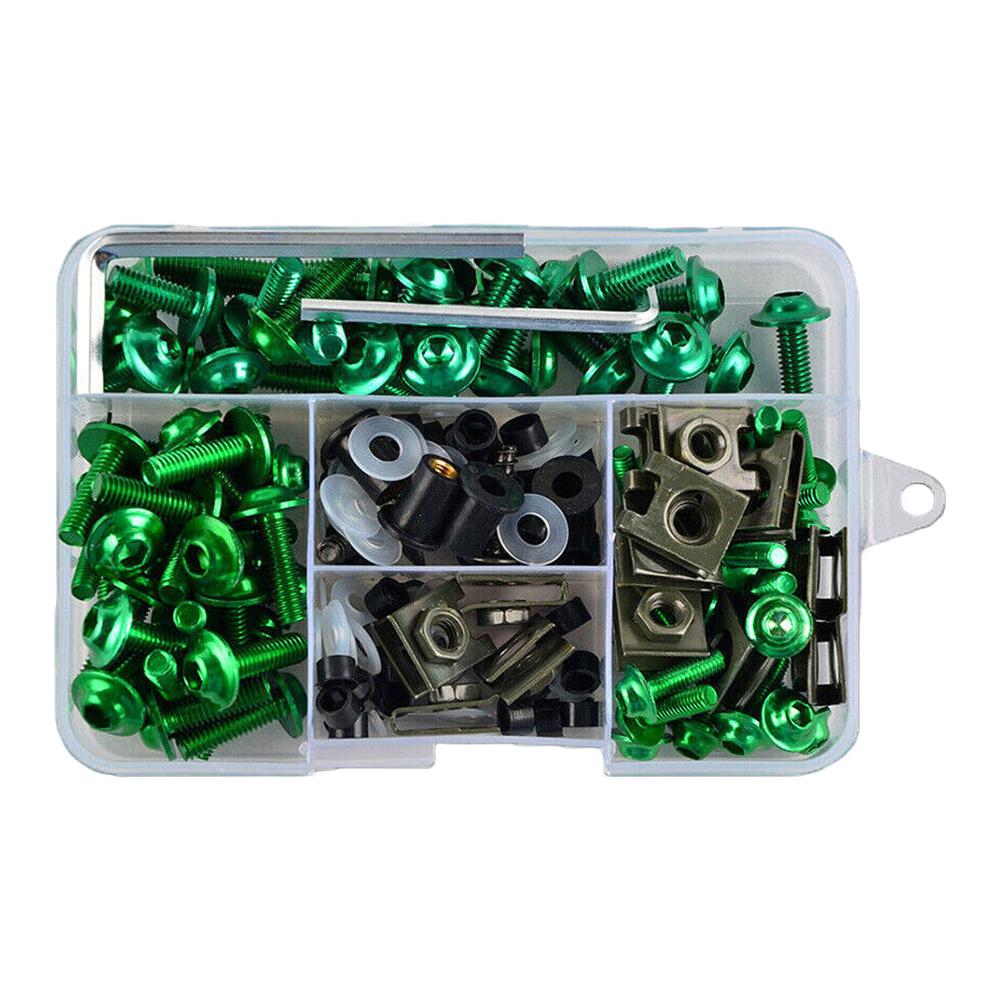 Installation Projects Modification Kit Vibrant Motorcycle Decoration Screws Motorcycle Accessories 177 Pieces Set