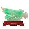 Golden Wealth Dragon Arowana Resin Ornament - Home & Office Decor Gift.