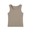 Women's Spring and Summer New Spandex Yarn Solid Colour Vest Pure Desire Slim Thin Short Top Anti-glare Small Suspenders