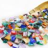 Diy Mosaic Fragments Irregular Shaped Handmade Stone Jade  Glass Particles
