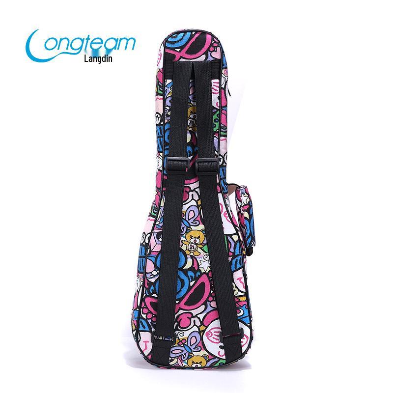 21" 23" 26" Ukulele Polstret Gigbag - Slitesterk Dobbel Skulder Ryggsekk