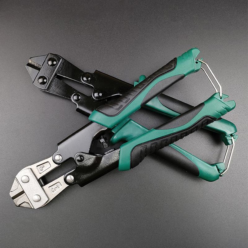 Manganese Steel Heavy Duty Bolts Cutter Wire Rope Clamp Pliers Multi-Function Hand Tools 8 Inch Mini Ratchet Cable Scissors