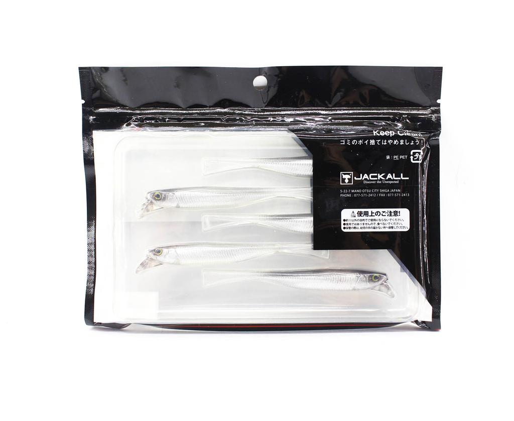 Jackall Soft Lure Drift Fry 4 Inch Silver Powder Shad (3384)