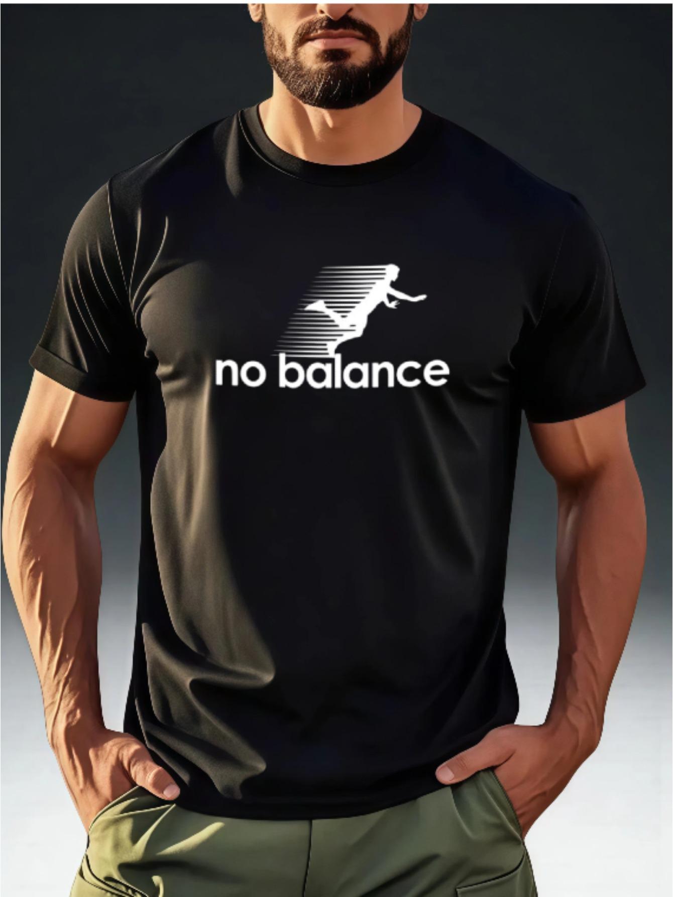 Men S Sporty And Trendy  No Balance - Unbalanced Runner  Short-Sleeve T-Shirt XXXXL