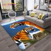 3D Cartoon Droom Tijger Dier Beest Tapijt Vloerkleed voor Huis Woonkamer Slaapkamer Bank Deurmat Decoratie, Kinder Vloerkleed Antislip Vloermat