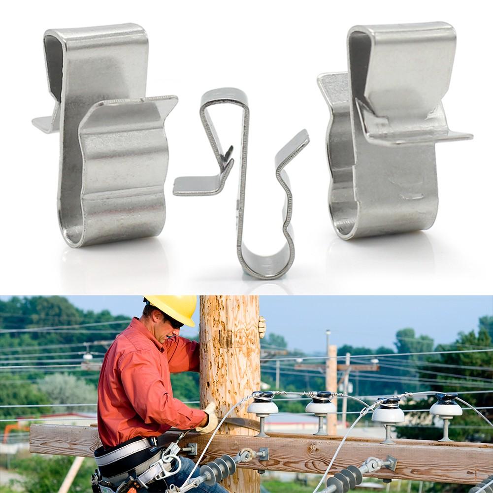 Stainless Steel Solar Panel Cable Clamp PV Cable Clamp Wire Fastener Clamp Manager