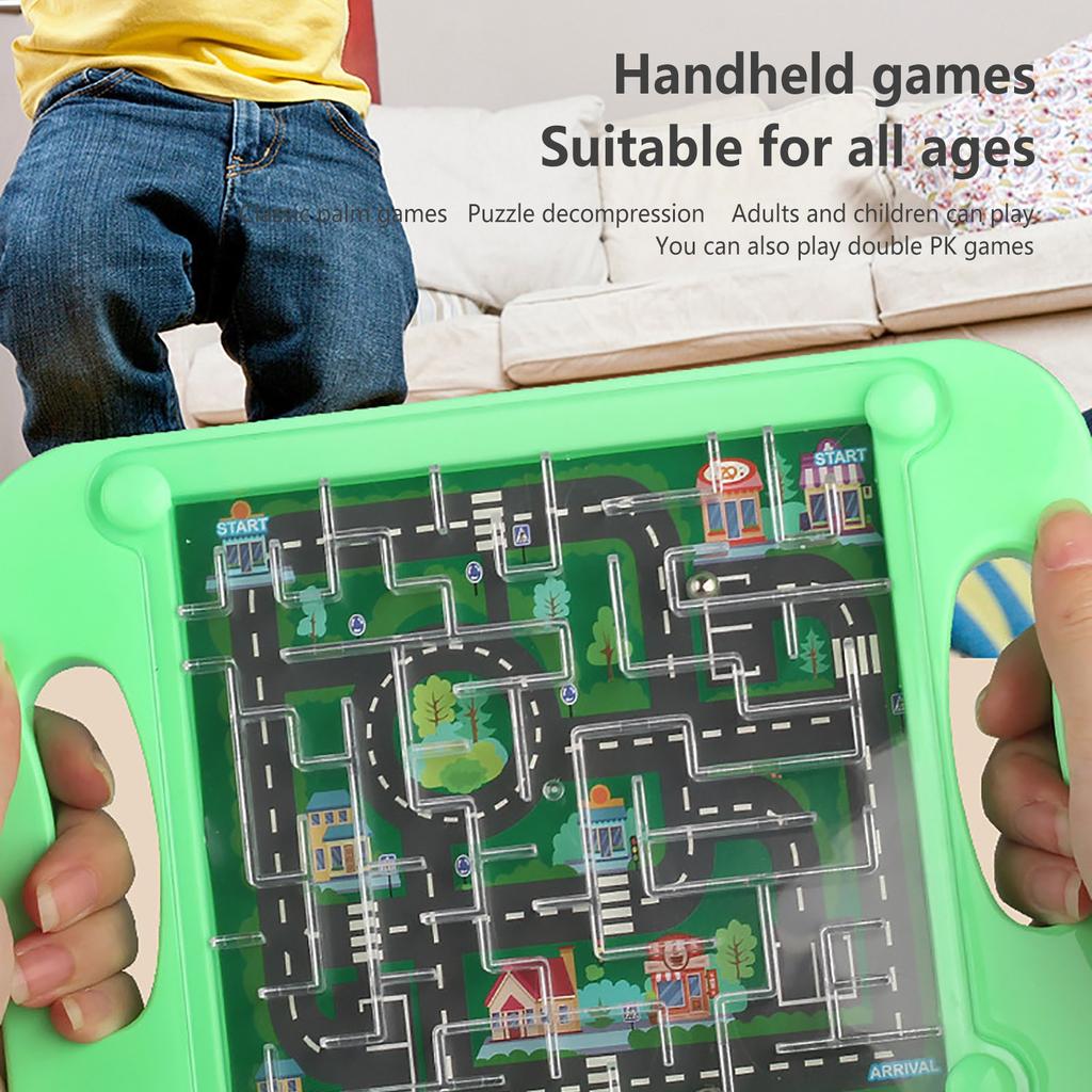 Schwerkraft-Balance 3D Labyrinth Kugel Gedächtnis Sequentielles Puzzle Spielzeug für Kinder Montessori Früherziehungsspielzeug Erwachsene Schwierige Herausforderungen Spiel