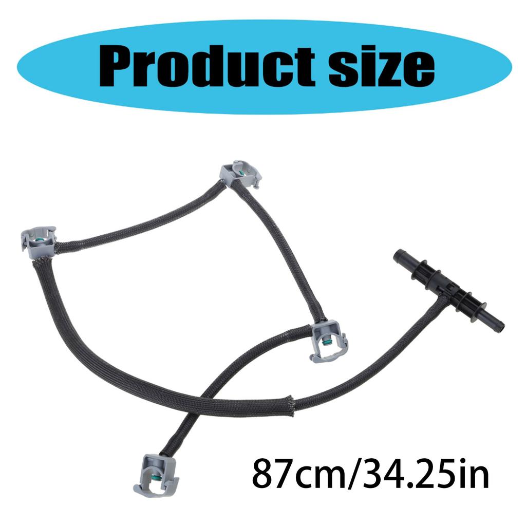 Dieselbränsle Retur Överströmningsslang Rör 6460701832 6460702132 för W204 S204 W211 S211 2003-2011 Ersättning Returrör