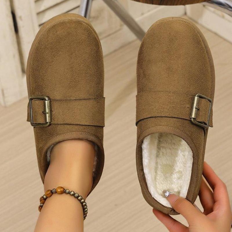 

Мода Мода Металлическая Пряжка Покрытие Носка Хлопок Уличные Тапочки Женские 2025 Короткий Плюш Толстая Подошва Зимние Сапоги Теплая Зимняя Обувь Женская 44 верблюд