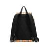 Burberry Check Print Fabric Backpack Women Backpack Yellow 80814761