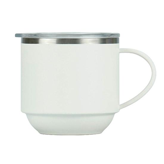 Yousheng 330ml Insulated Cup with Handle Double Wall 304 Stainless Steel Winter Indoor Tea Coffee Drinking Thermal Mug for Daily Use