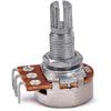 Artibetter 10pcs B50k Bass Pots Potentiometer Long Knurled Split Shaft Audio Taper Low Friction for Guitar Bass Parts Full Size