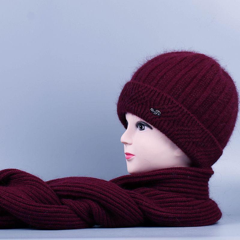 Nouă lână de iepure tricotată, plus pălărie din catifea, șapcă pentru femei, groasă, caldă, primăvară, toamnă, iarnă, epocă, elegantă, cadou de petrecere, șapcă în aer liber