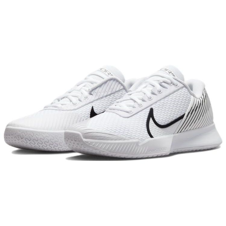 Nike Court Air Zoom Vapor Pro 2 HC Hvit Svart Herresneakers DR6191-101