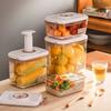 Creative Household Food Storage Box for Fruits Vegetables Durable Vacuum Sealer for Case with Pump Reusable Kitchen