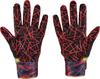 ZETT Baseball Batting Graphic Grip General Black x Red Size M Gloves, Glove, Ambidextrous, Use, (1964), (BG18523B)