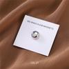 New 54color Matte Silk Scarf Hijab Magnet Brooch Strong Magnetic Buttons Round Shawl Dual-use Collar Clip Cufflinks