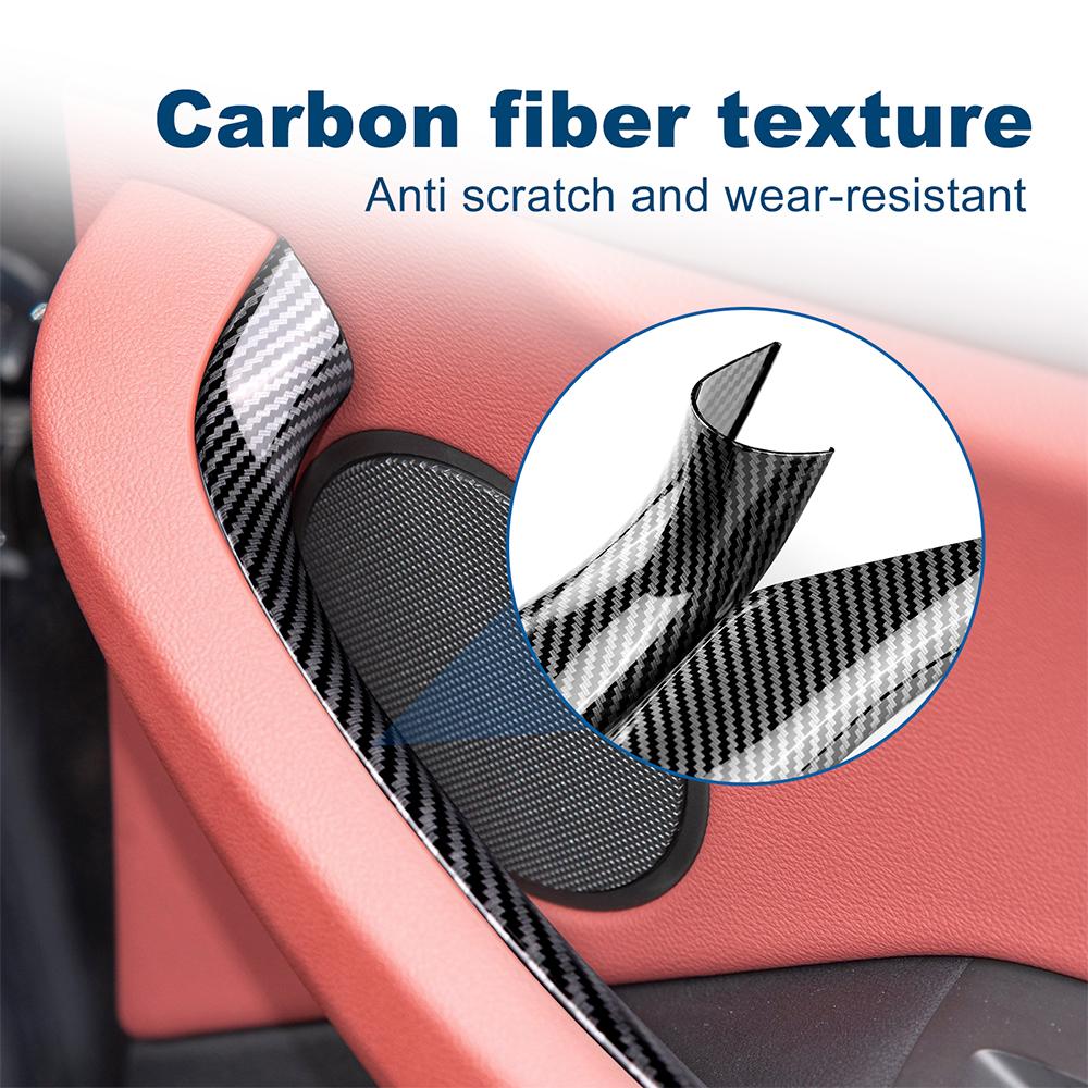 Carbon Fiber Style Window Switch Panel for BMW X3 G01 X4 G02 2018-2023