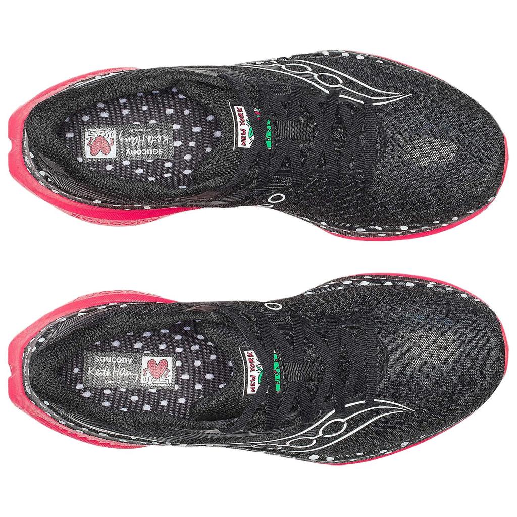 Women's Sneakers Keith Haring x Saucony ENDORPHIN SPEED 5 Running Shoes Women's Black White Red