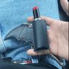 Elegant Style Bat Pouch Keychain Black Wing Design Gothic Lipstick Holder Music Festival