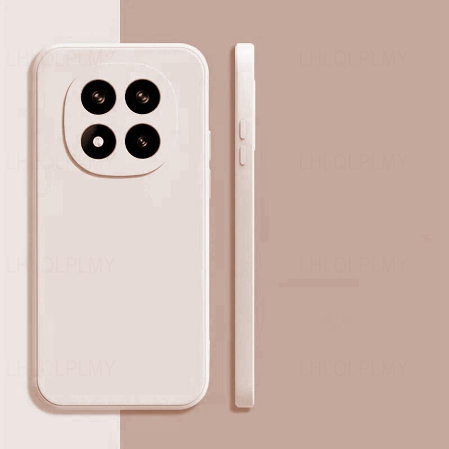 Square Liquid Silicone Soft Case For Xiaomi Redmi Note 15 Pro Plus Poco M8 5G X8 Max F8 17 Ultra Solid Color Full Protection Cover