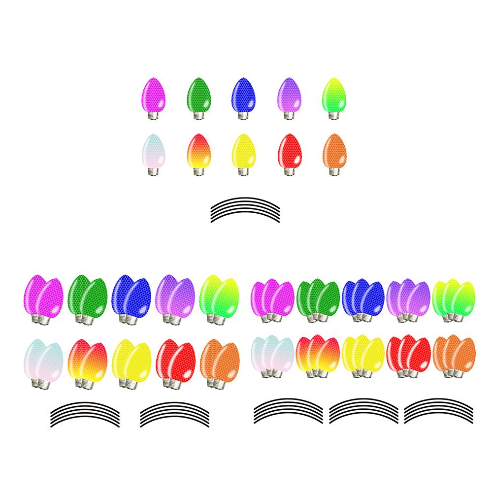 

Автомобильная наклейка Магнитная светоотражающая наклейка Лампочка Наклейка Магниты на холодильник Наклейки Рождественские украшения Рождественские автомобильные аксессуары