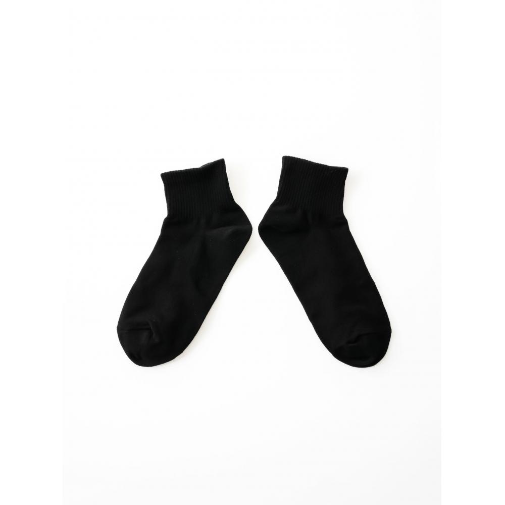 DaiSo Kikiya Ponožky Dámské Zesílená Špička Lem Ponožky Černé