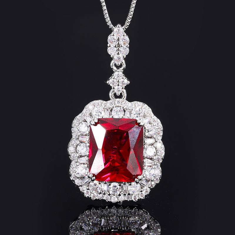 

Ювелирные изделия Медь Позолота Ювелирные изделия Имитация Красный Корунд Бриллиант Женский Комплект Основной 12 * 16 10 * 10