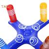 Inflatable Cross Ring Toss Game Set Pool Toy Games for Kids Adults Floating Ring Toss Billiards Game Summer Water Game Toy for Beach Backyard