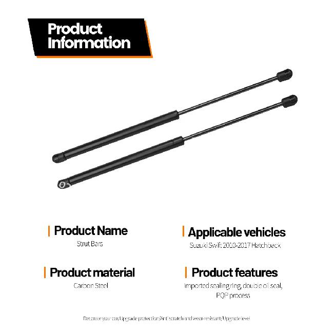 Rear Trunk Tailgate Strut For Suzuki Swift 2010-2017 Hatchback 2pcs Boot Lift Support Bars Gas Spring Dampers Rod 8185068840