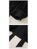 Rong Tai Women's Elegant French Ribbon Long Sleeve V-Neck Chic Shirt - Spring 2026 Collection