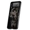 Labrador Retriever Dog Case Phone Cover for Samsung Galaxy Z Flip 6 5 4 3 5G ZFlip6 ZFlip5 ZFlip4 ZFlip3 Black Hard Trend Fundas