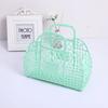Detachable Shower Basket Plastic Bath Basket Bathroom Hollow Wash Storage Basket Shopping Basket Home Storage Organization 2025