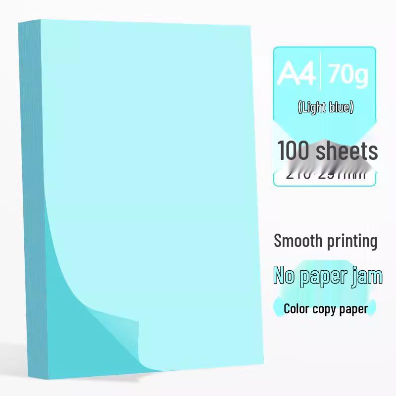 10-Color A4 Origami & Printing Paper, 70g, for Craft & Office Use