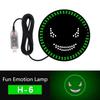 Ojo de Diablo Luz LED Decorativa para Coche Luz de Advertencia para Ventana Trasera Luz Ambiental Ojo de Diablo Accesorios de Decoración para Coche