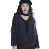 Korean Style V-Neck Loose Knit Cardigan - Soft, Fluffy, Gentle Women's Fashion