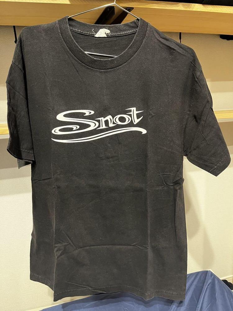 Snot Band Basic Logo 1 Sided Black T Shirt Full Size S-4XL
