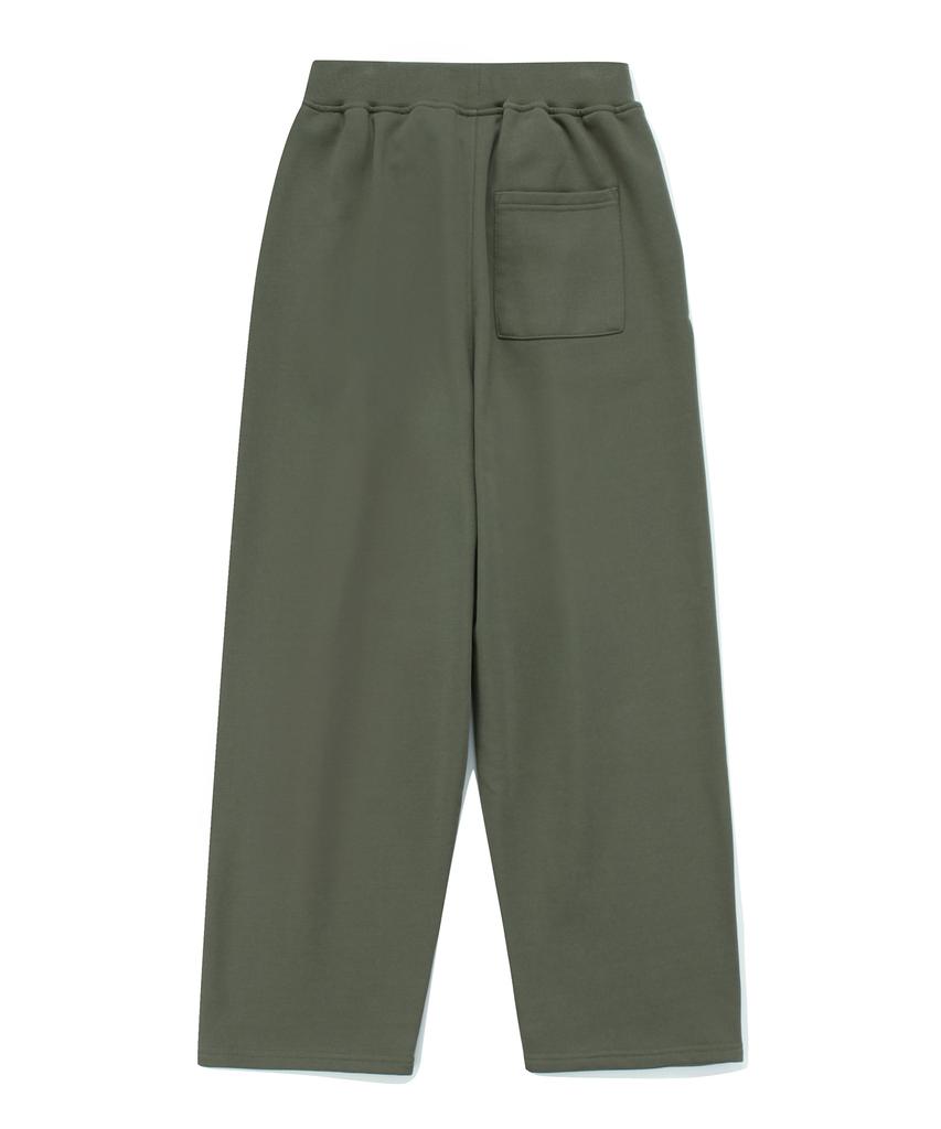 COLUMBIA UNIVERSITY 1754 Crown Wide Fit Pintuck Sweat Pants Khaki