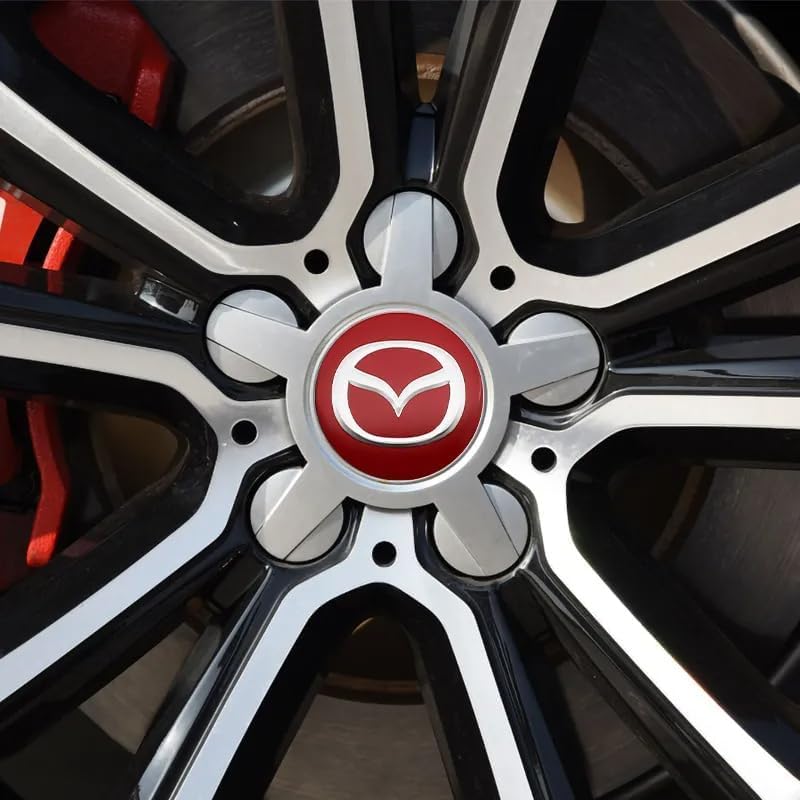 Mazda Automotive Center Wheel Cap Sticker New Wheel Center Cap