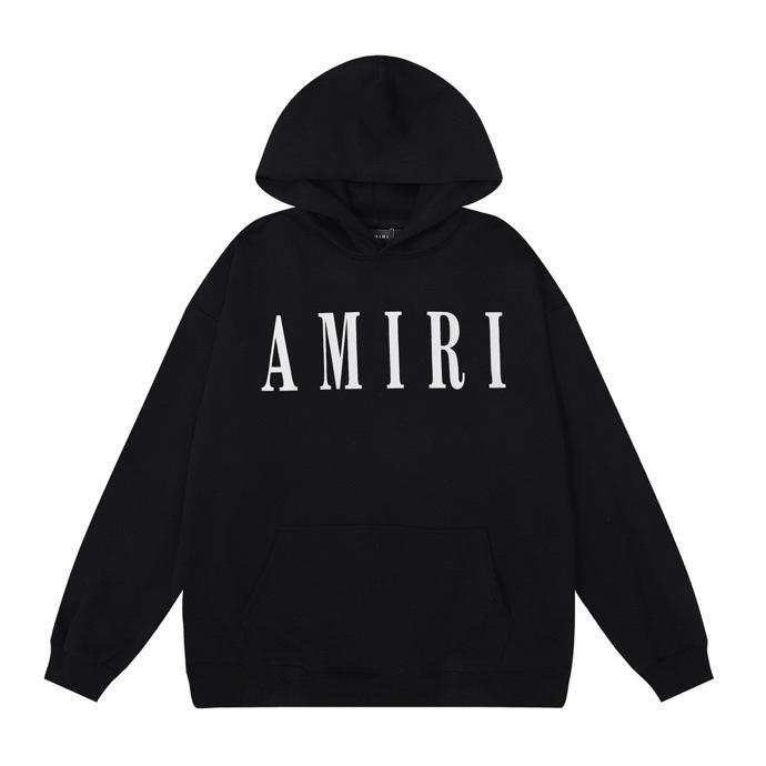 Men's Hooded Sweatshirt - American Trend, Letter Print, Cotton Terry Cloth